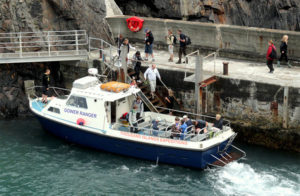 passengers landing on Ramsey Island RSPB Nature Reserve